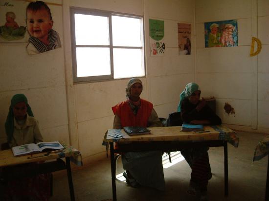 filles en classe region de Bouarfa